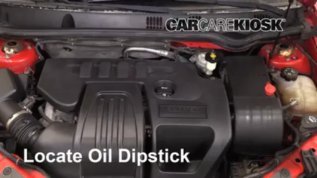 2006 Chevrolet Cobalt LT 2.2L 4 Cyl. Coupe (2 Door) Aceite Controlar nivel de aceite